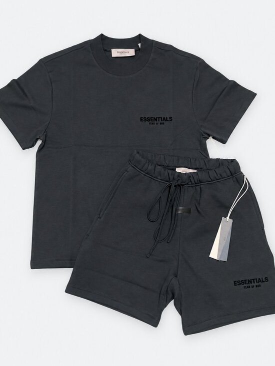 Essentials Other - Essentials Men’s Black Tee & Athletic Shorts Set